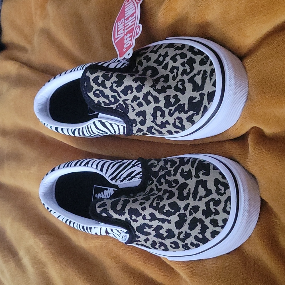 Classic Slip-On (Animal Mix) Leopard/Zebra